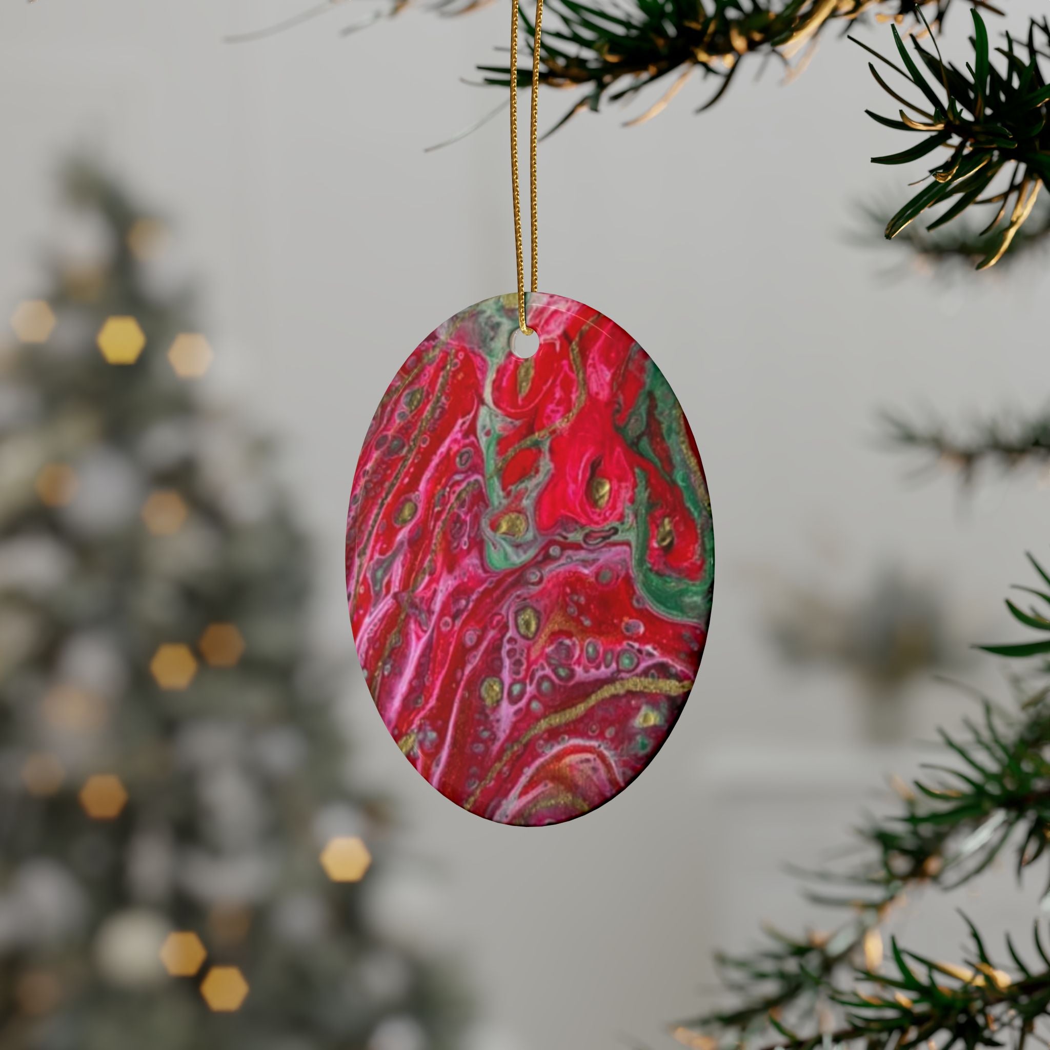 Scarlet Symphony by La Tour Collections for PKS Ceramic Ornaments (1pcs, 5pcs, 10pcs, 20pcs)