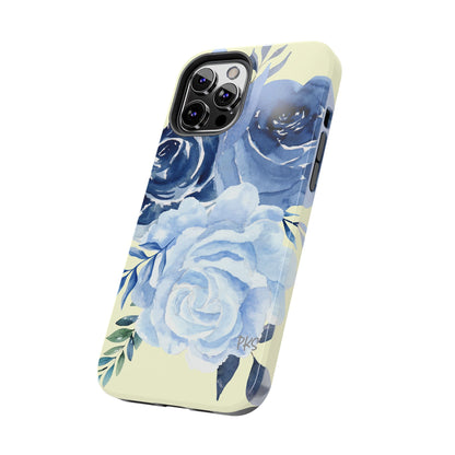 Les Roses Bleu Tough Phone Cases