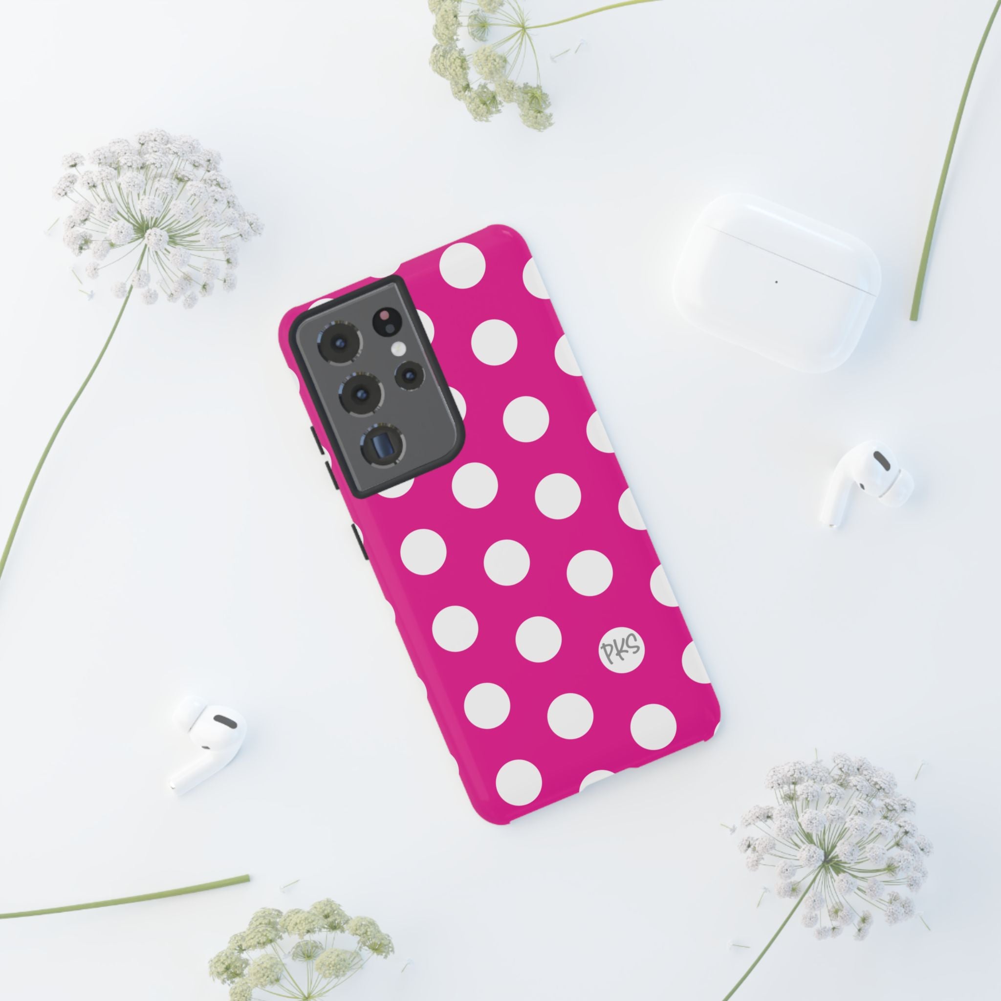 Pink Lemonade Dots – Cute Protective iPhone Cover