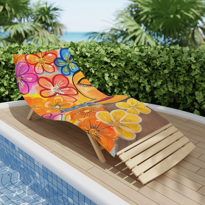 La Tour Collections  introduces Allegrah, Vibrant Floral Beach Towel