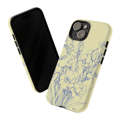Garden in Blue Phone Case -  Tough Phone Case