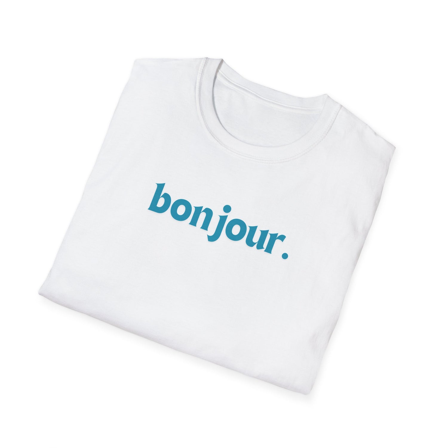 Bonjour. Unisex Softstyle T-Shirt