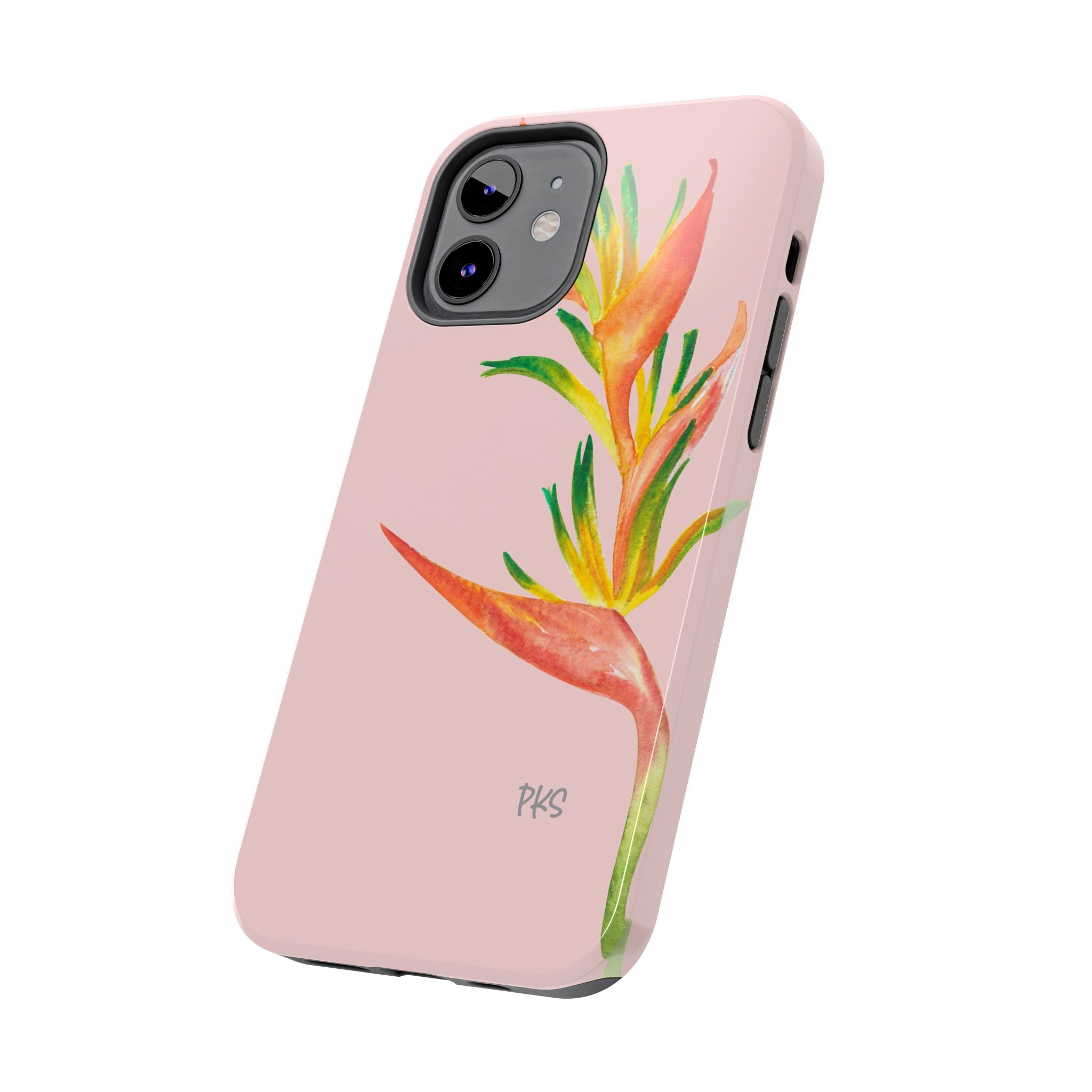 Blushing Birds of Paradise Tough Phone Cases