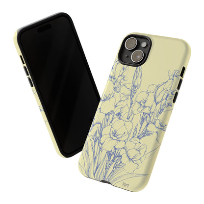Garden in Blue Phone Case -  Tough Phone Case