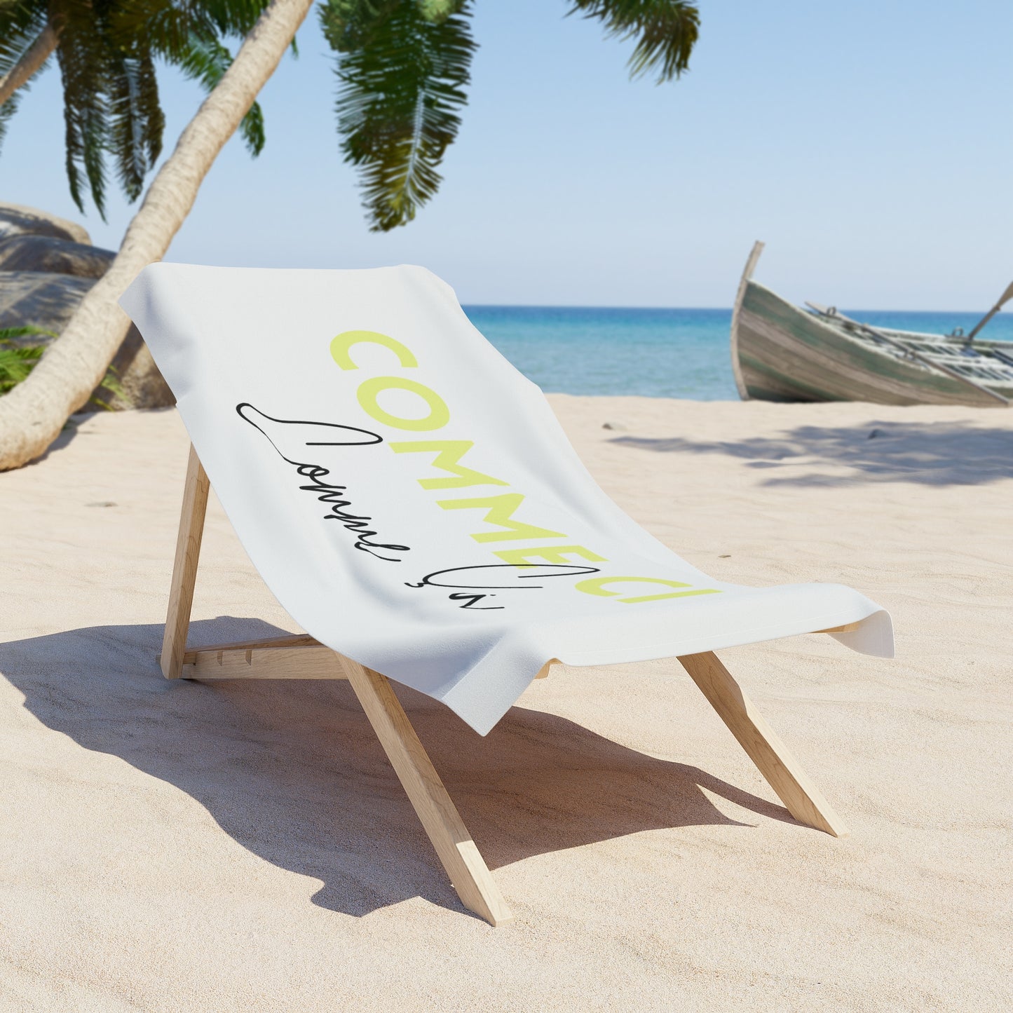 Comme Ci Comme Ça Beach Towel