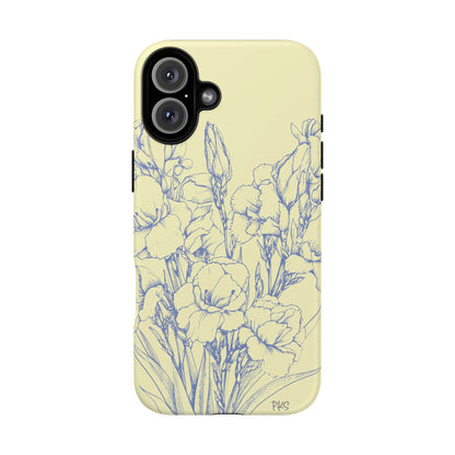 Garden in Blue Phone Case -  Tough Phone Case