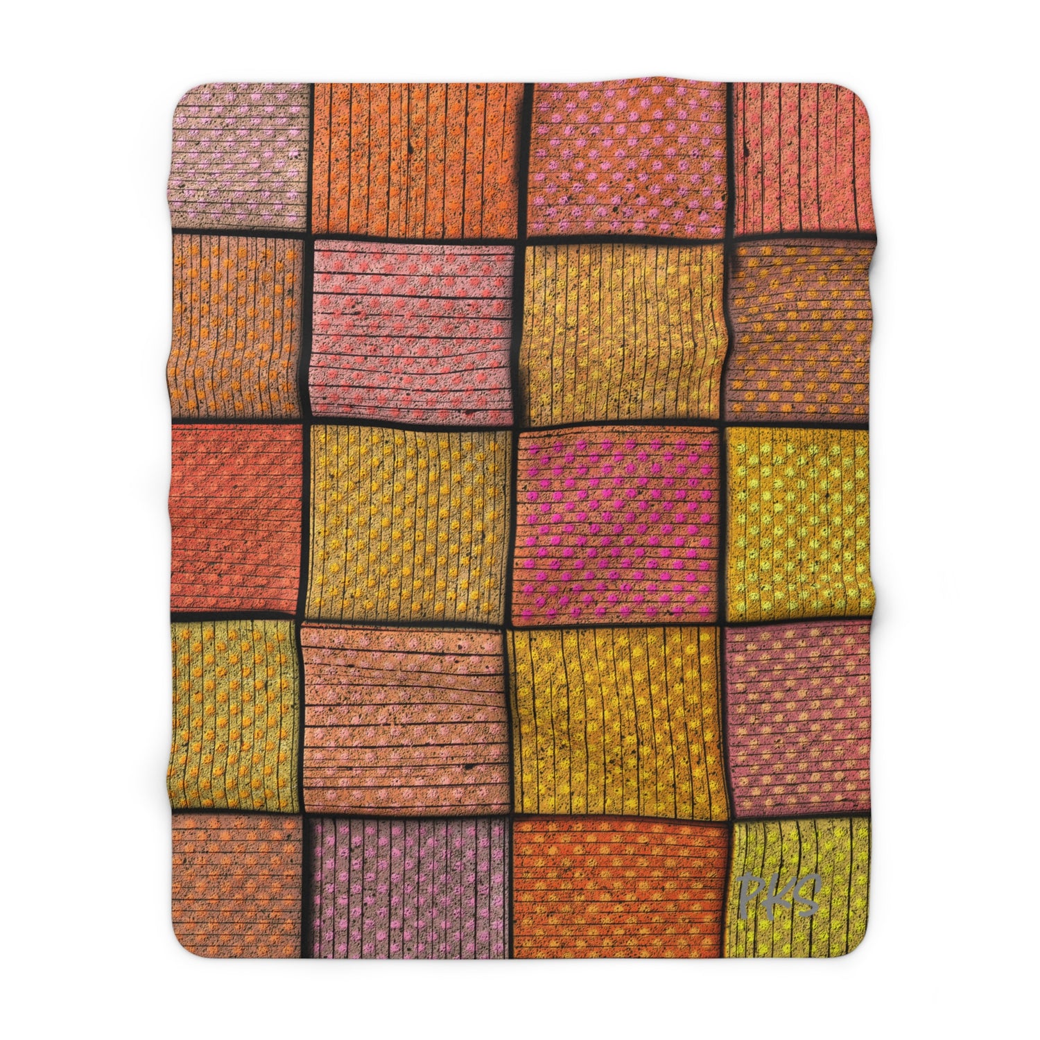 Autumn Hugs Sherpa Fleece Blanket