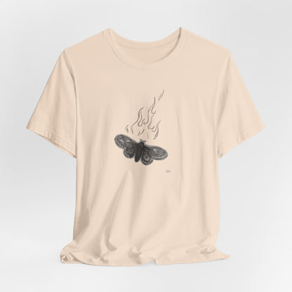 Vintage Style Butterfly to a Flame Tee