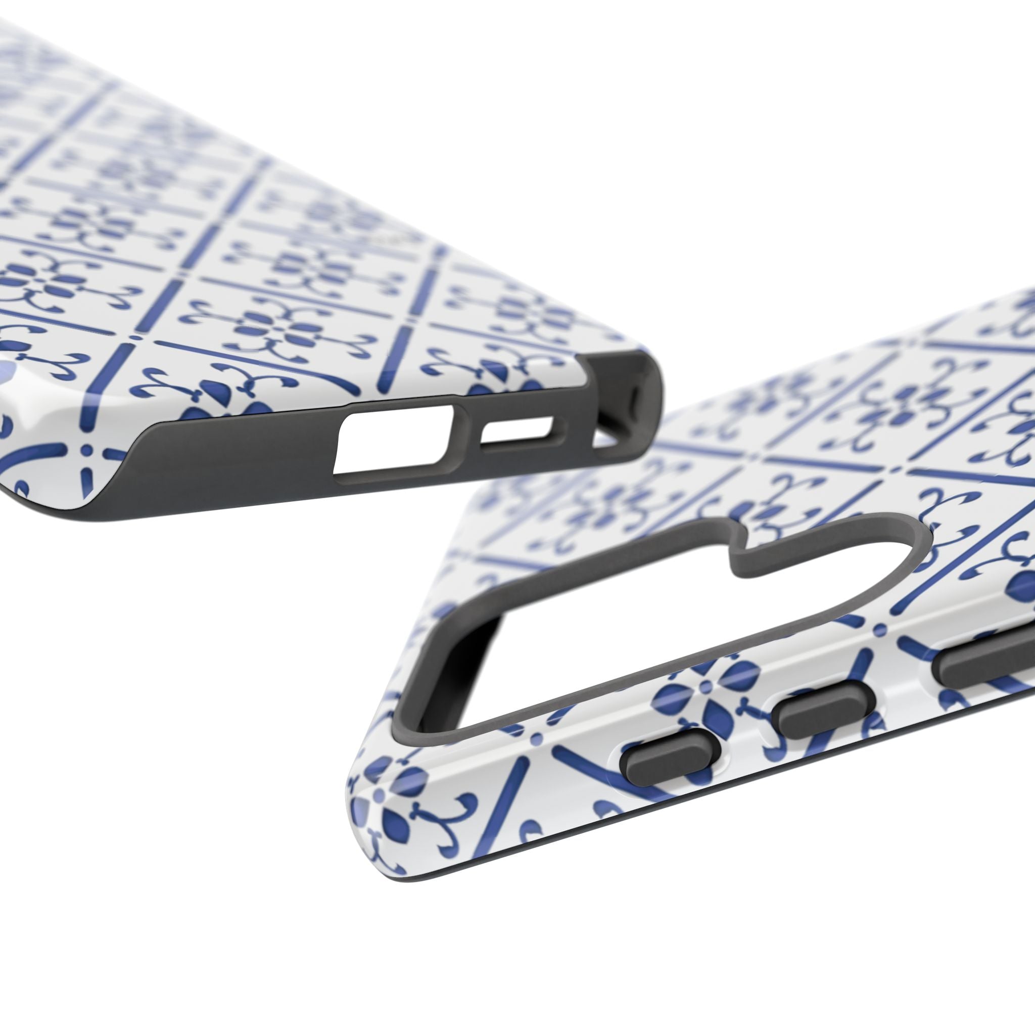 Mediterranean Blue Tile Tough Phone Case