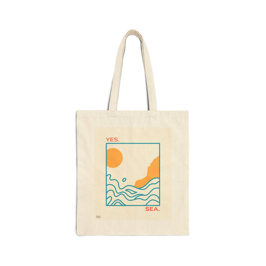 Yes. Sea. Cotton Canvas Tote Bag