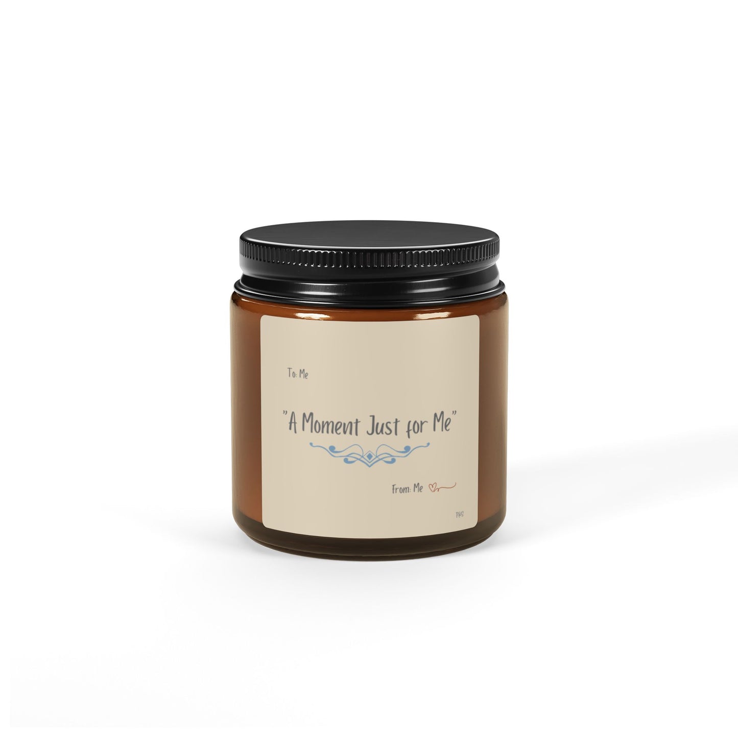 A Moment Just for Me Scented Soy Candle (Multi-Size, Amber Jar)