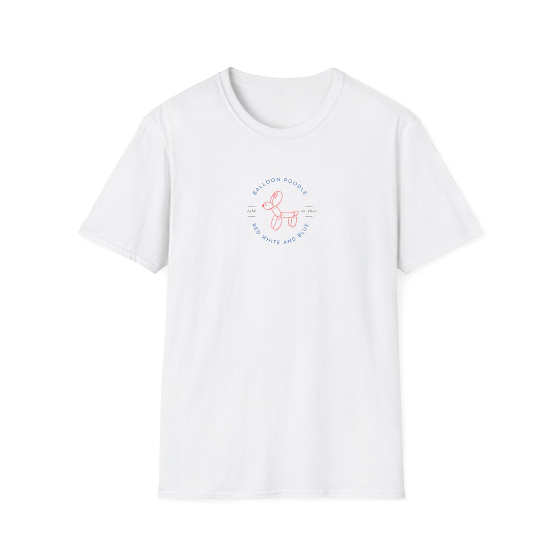 Balloon Poodle Softstyle T-Shirt
