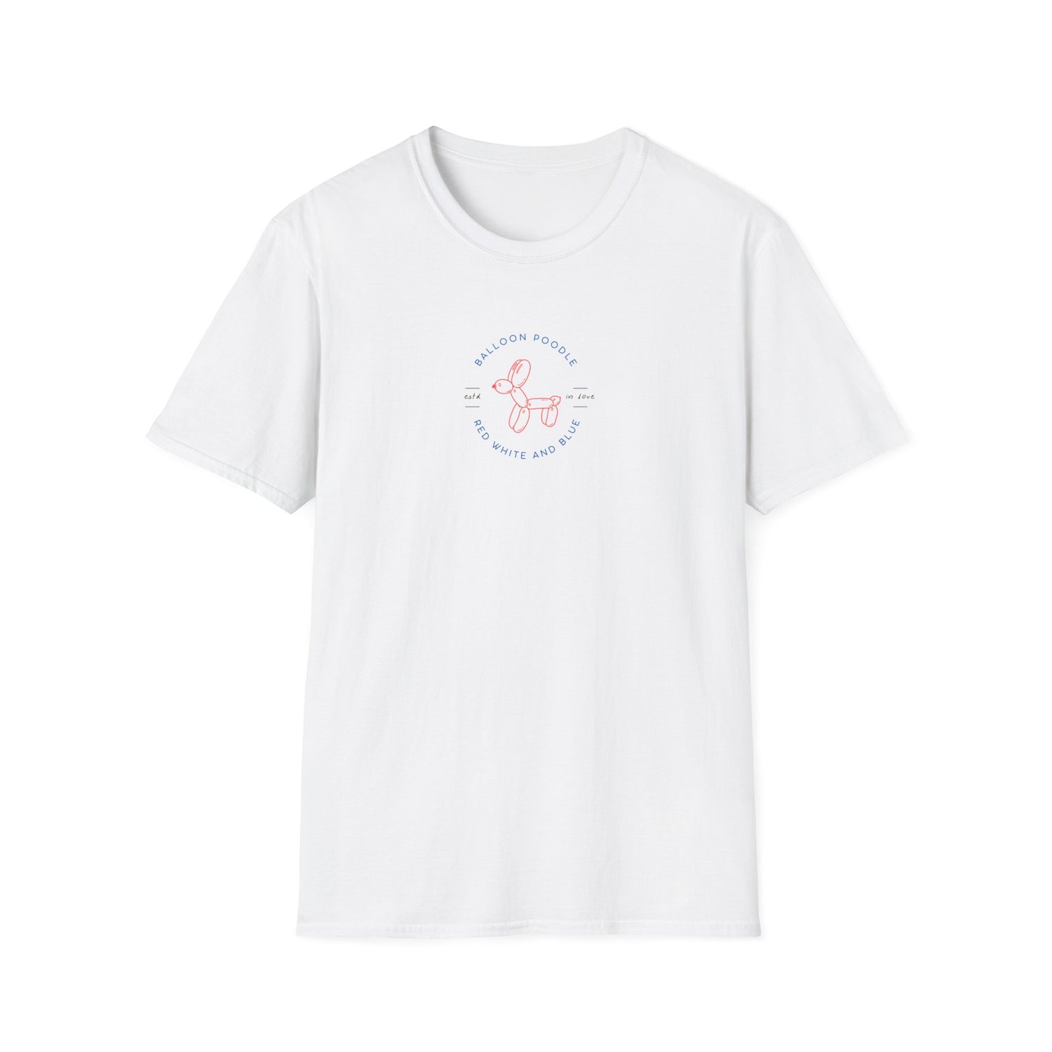 Balloon Poodle Softstyle T-Shirt
