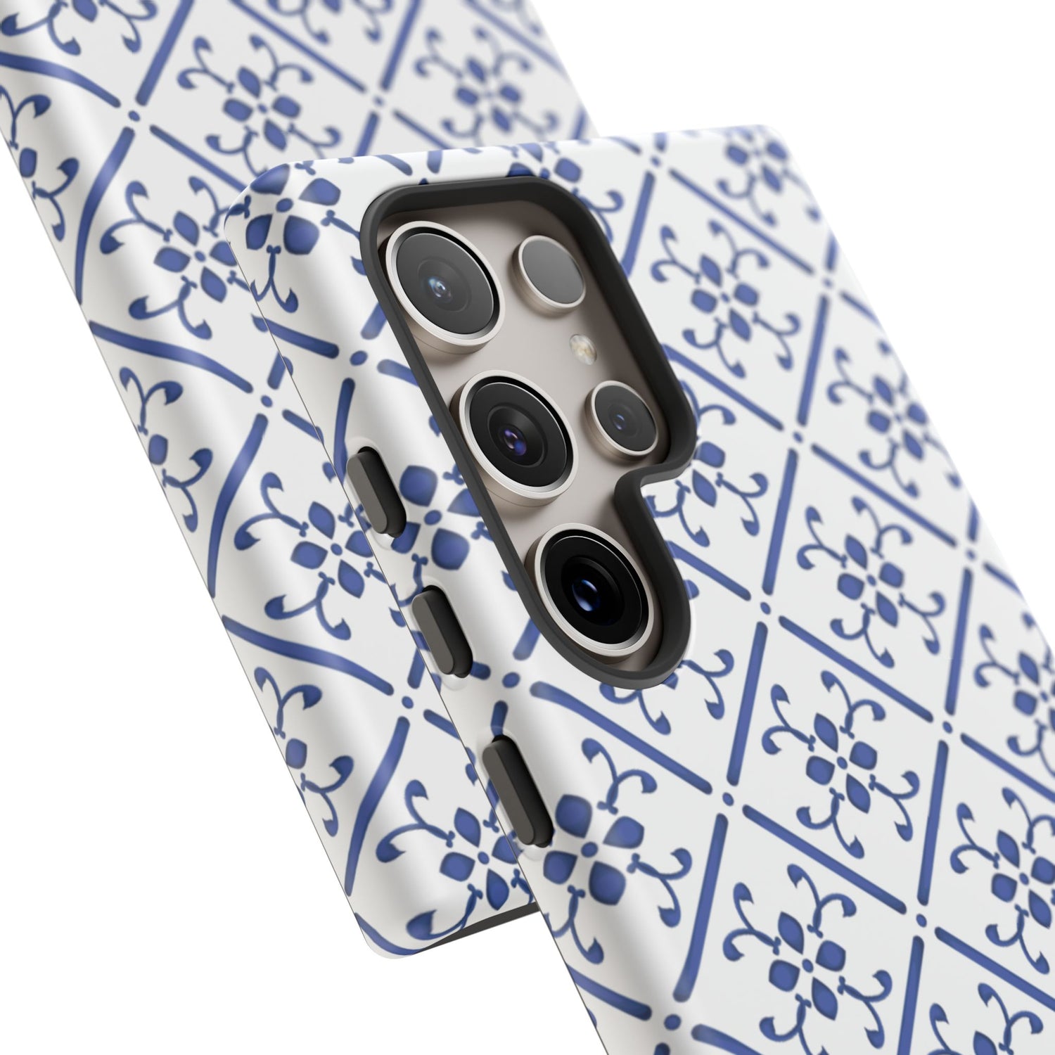 Mediterranean Blue Tile Tough Phone Case