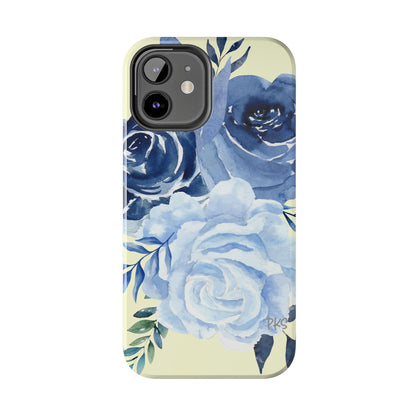 Les Roses Bleu Tough Phone Cases