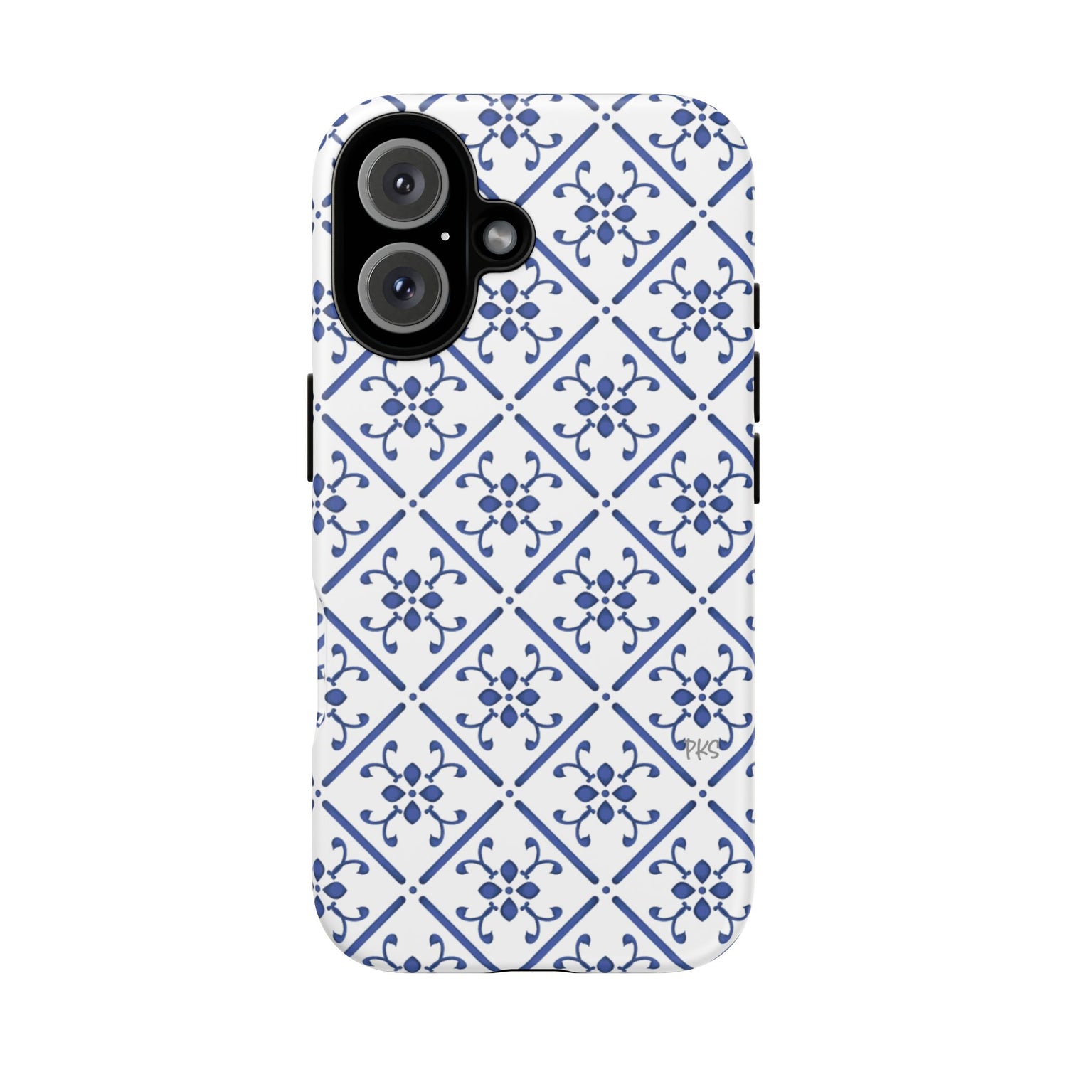 Mediterranean Blue Tile Tough Phone Case