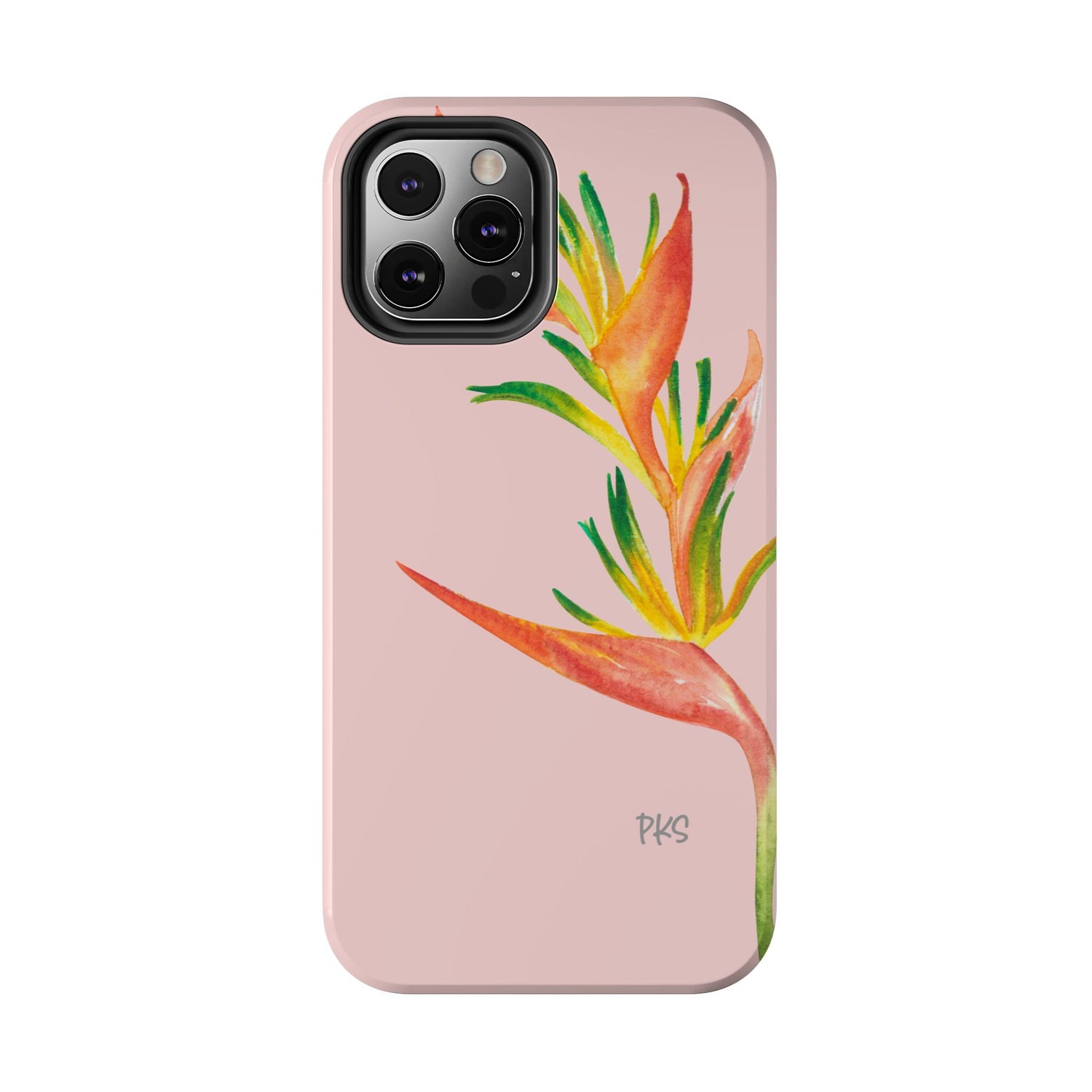 Blushing Birds of Paradise Tough Phone Cases